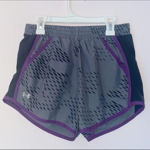 2/$20 purple/gray under armour athletic shorts